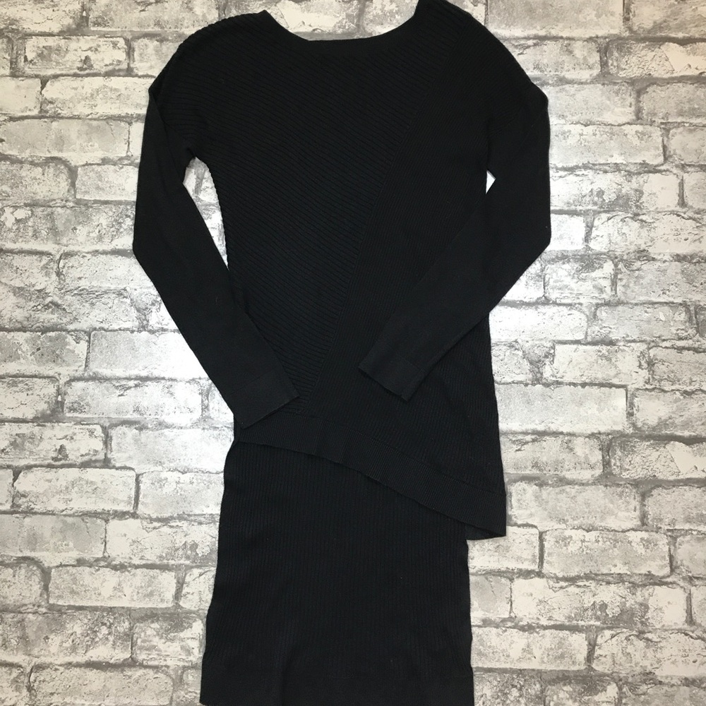 Express Long Sleeve Sweater Asymmetrical Hem